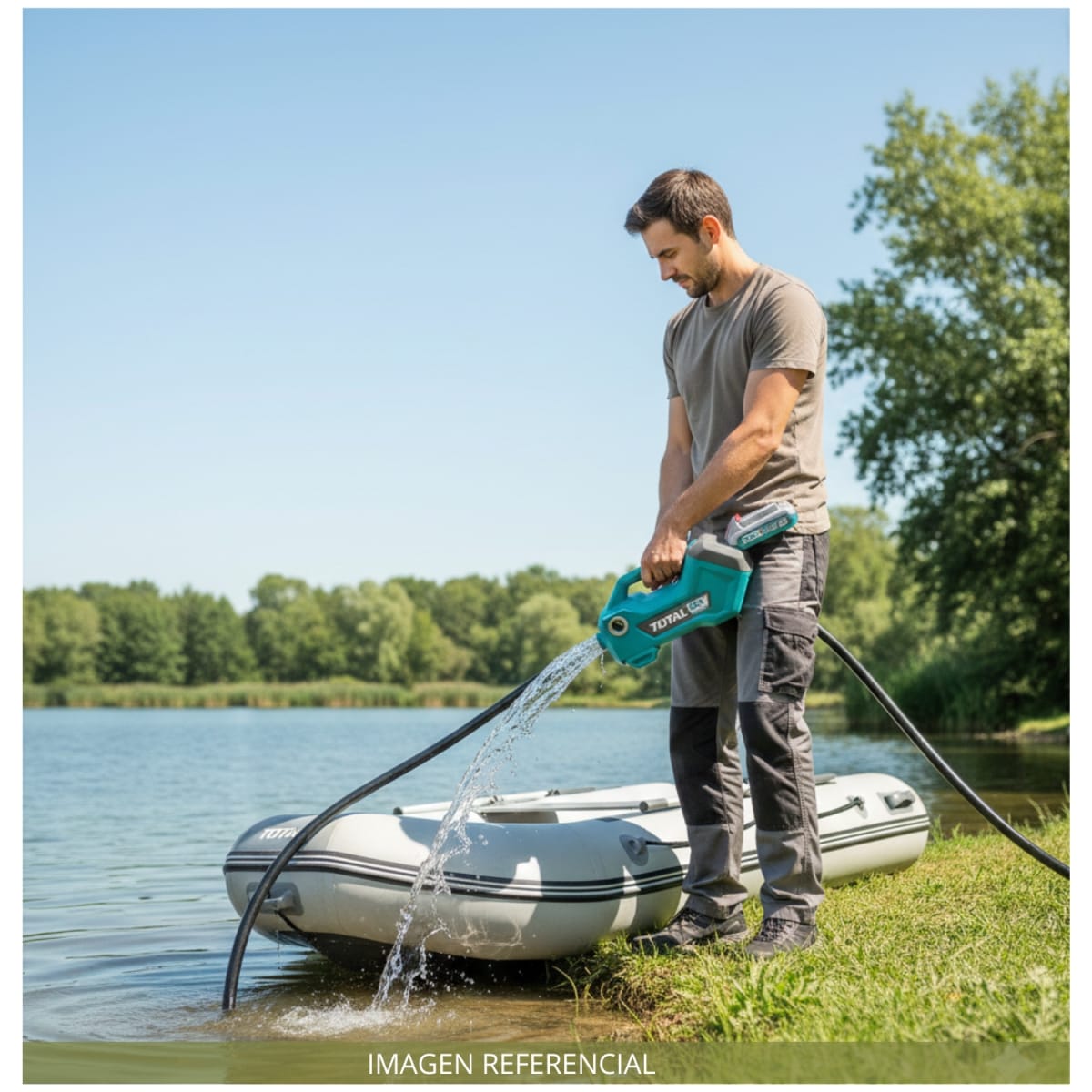 Bomba de Agua Inalambrico 0.4HP Total2