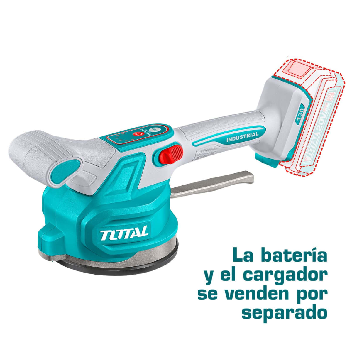 VIBRADORA PARA MAYOLICA 20V CABEZAL SOLO TOTAL3