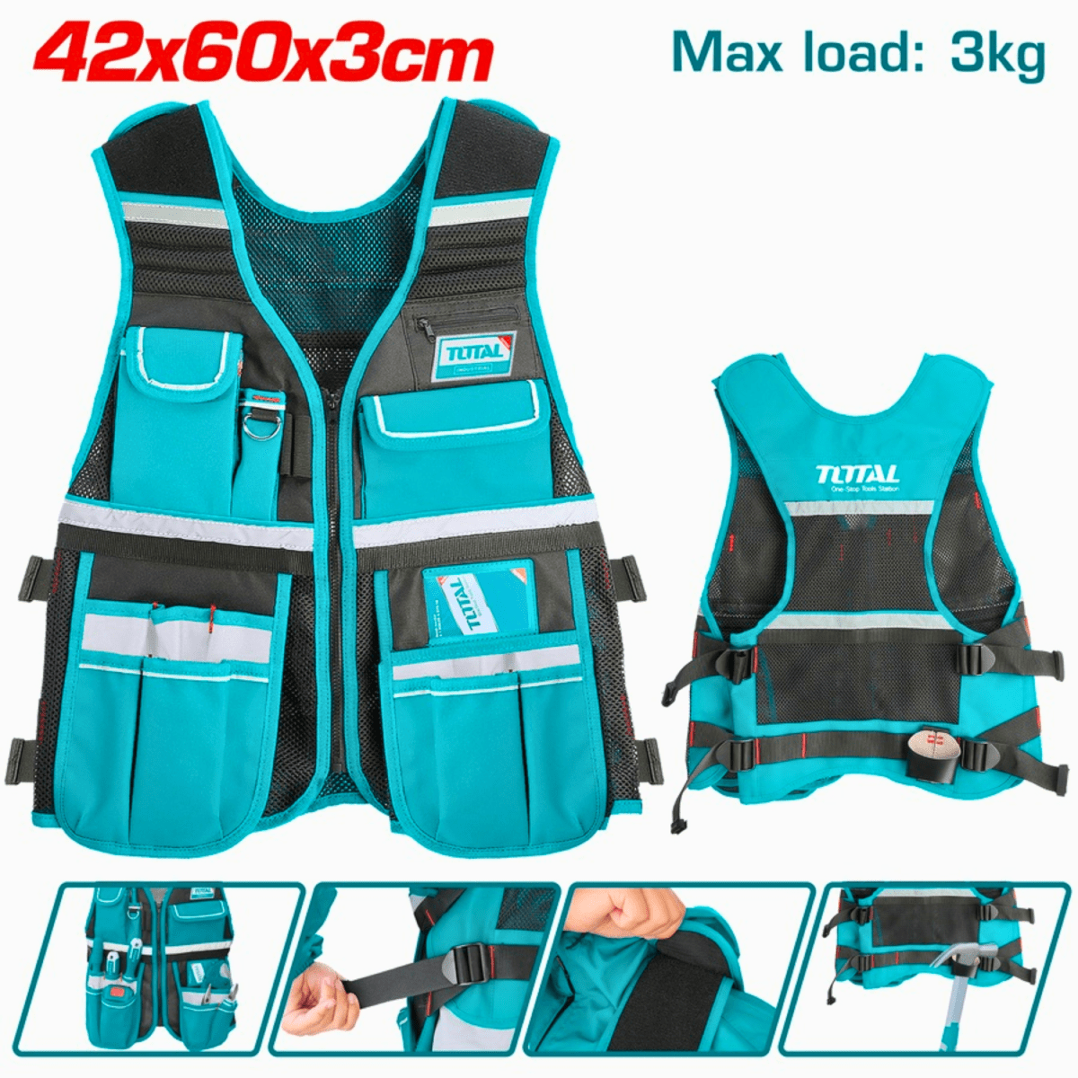 Chaleco Portaherramientas Total2