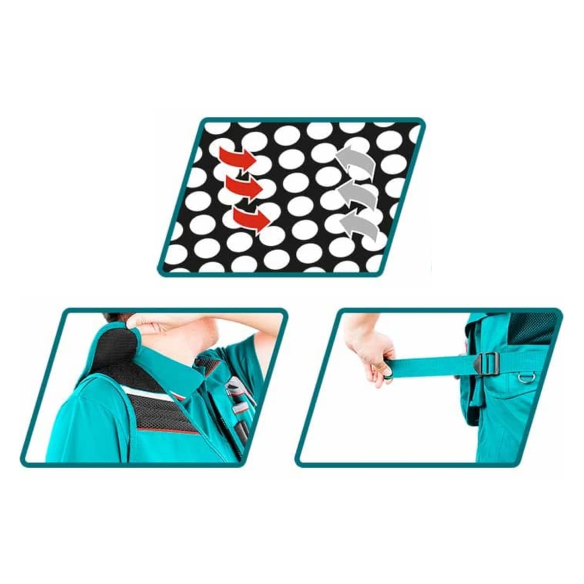 Chaleco porta herramientas Total3