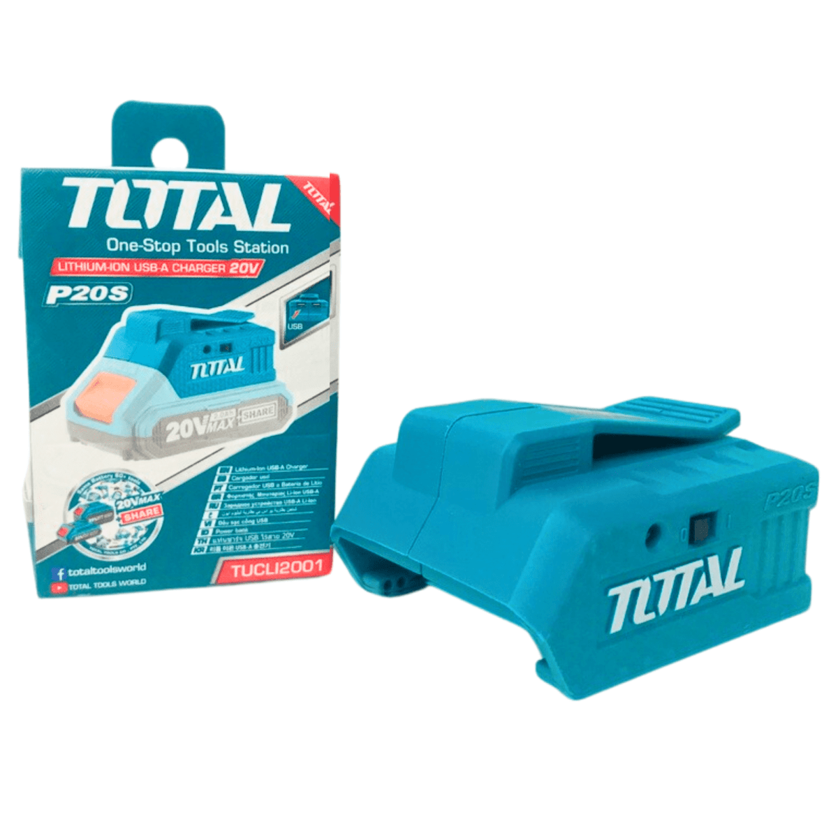 Cargador Usb Tipo Powerbank 20v Para Baterías Total e Ingco3