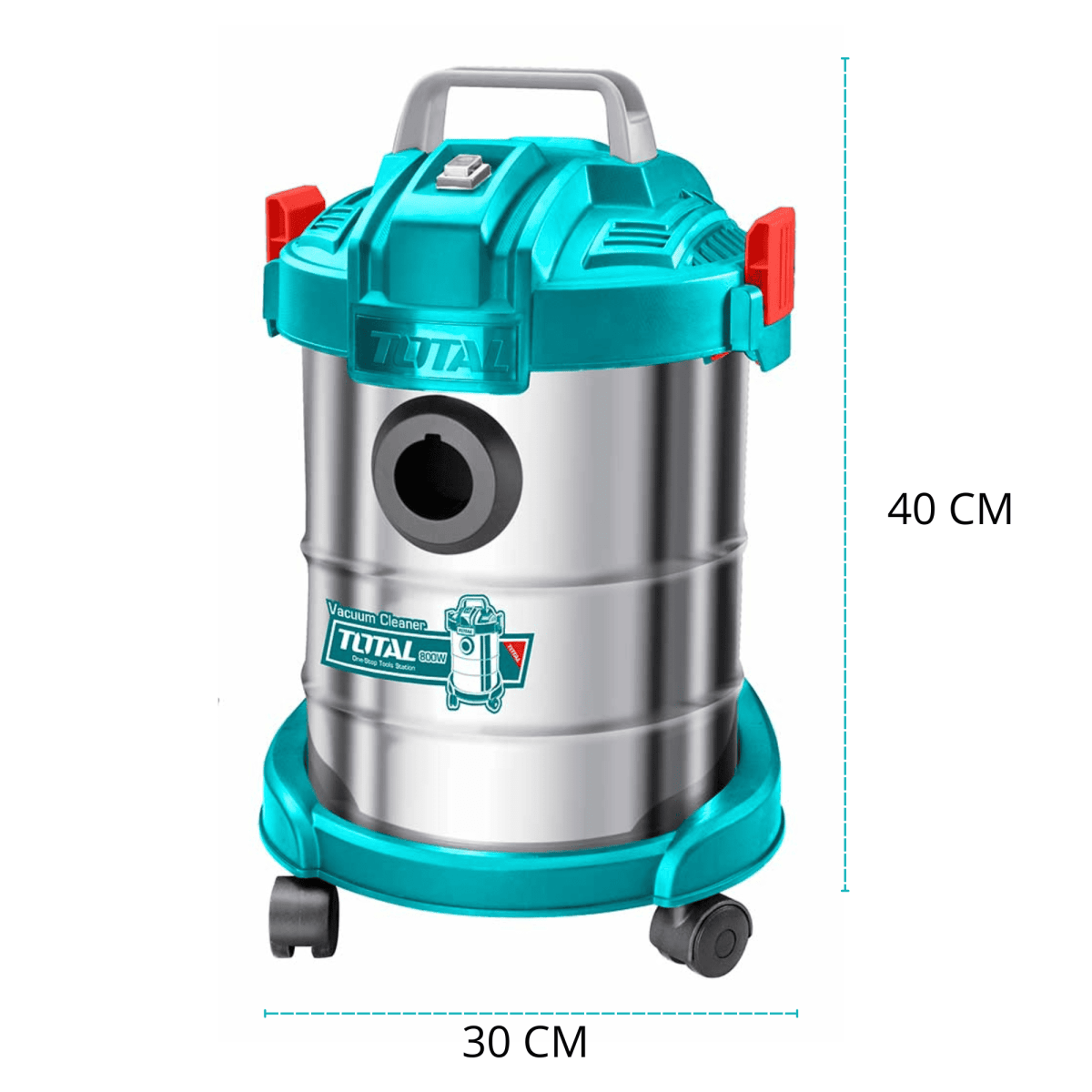 ASPIRADORA ELÉCTRICA 800W 12L TANQUE DE METAL INDUSTRIAL TOTAL5