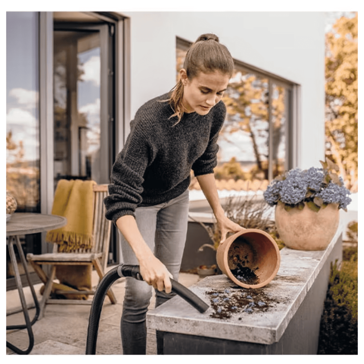 ASPIRADORA ELÉCTRICA 800W 12L TANQUE DE METAL INDUSTRIAL TOTAL8