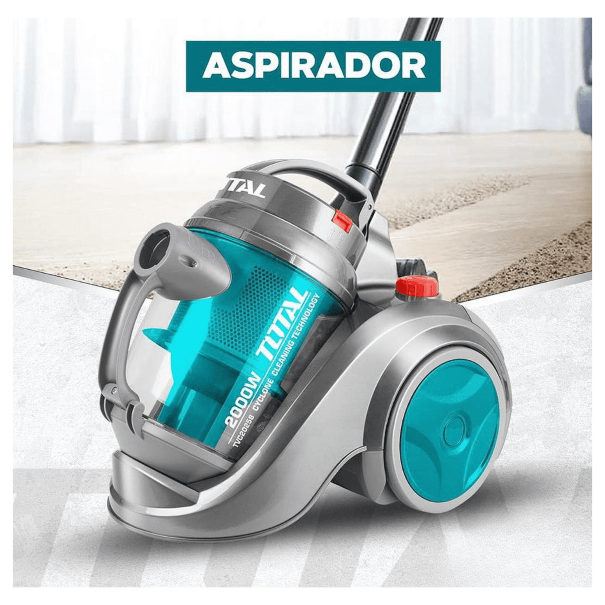 Aspiradora 2000w 2.5 Litros industrial Total5