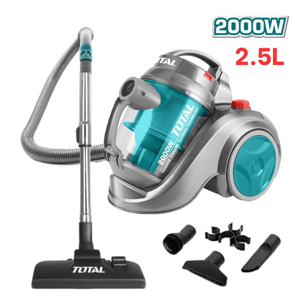Aspiradora 2000w 2.5 Litros industrial Total1
