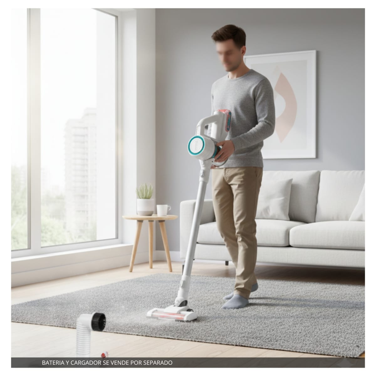 Aspiradora Vertical 20v (solo cabezal) Total3
