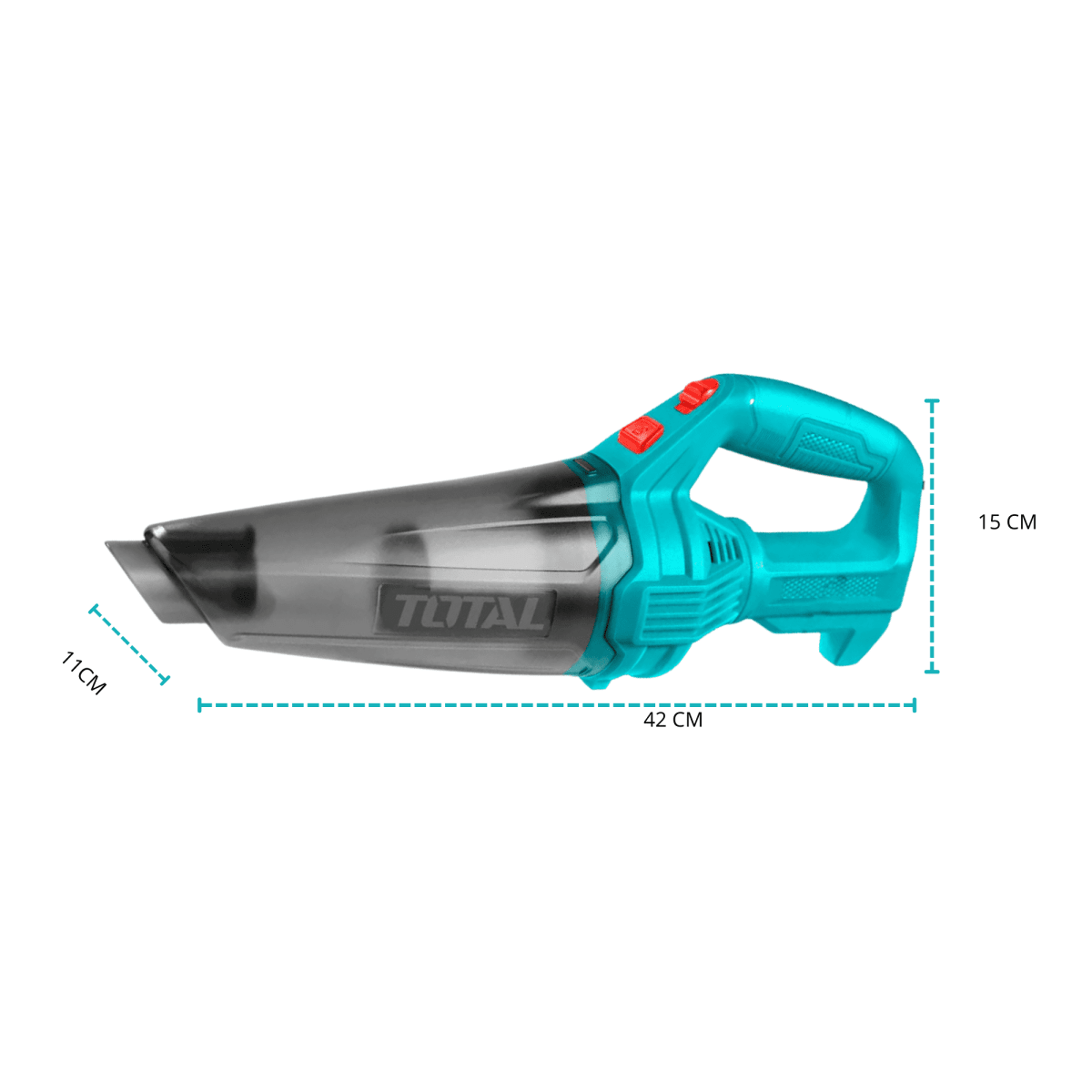 Aspiradora inalambrica 0.5 litros 12v Total3