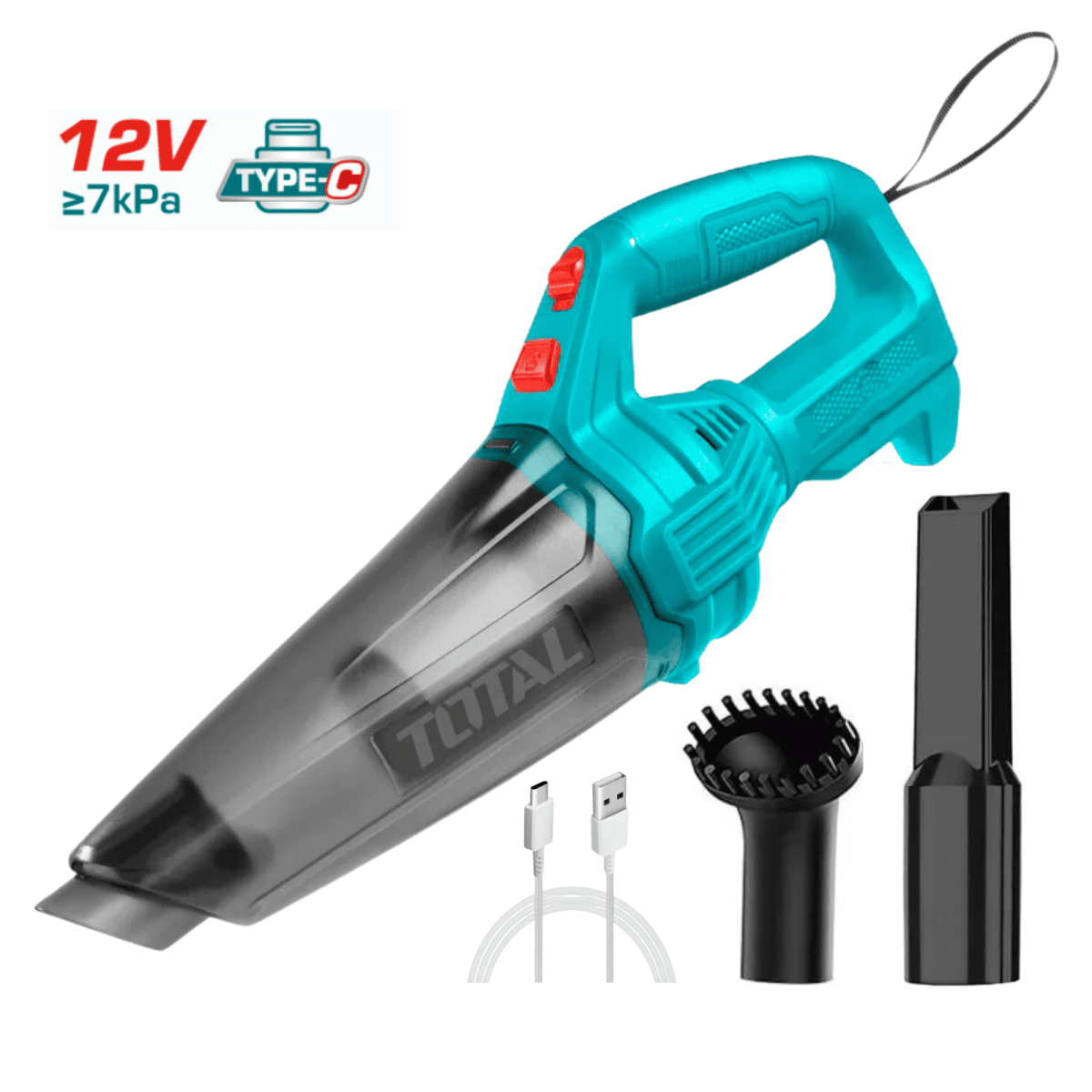 Aspiradora inalambrica 0.5 litros 12v Total1