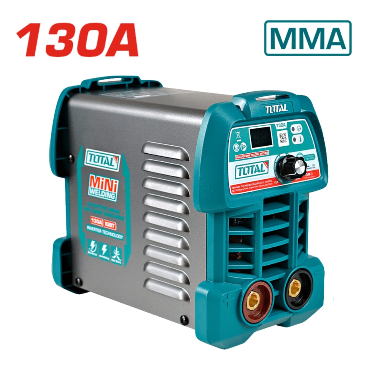 Soldadora Inverter LCD MMA 15-130A mini Total2