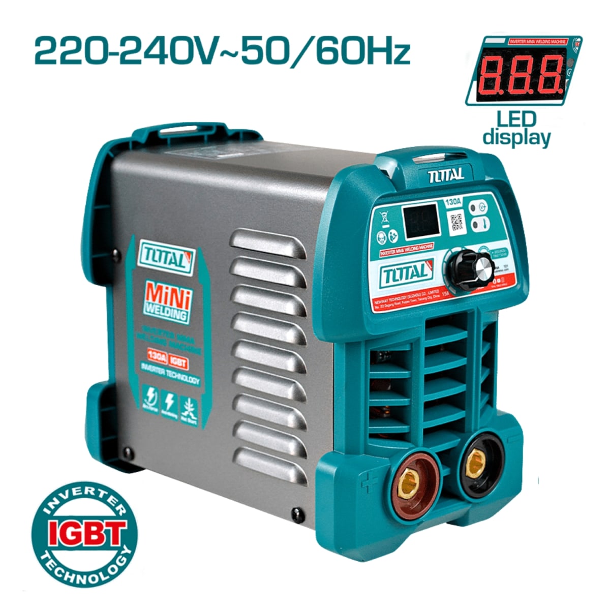 Soldadora Inverter LCD MMA 15-130A mini Total3