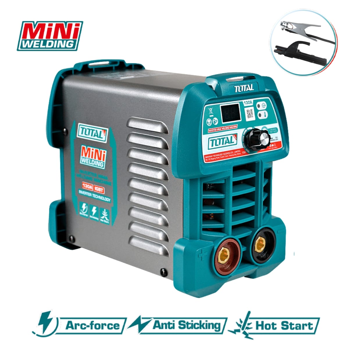 Soldadora Inverter LCD MMA 15-130A mini Total4