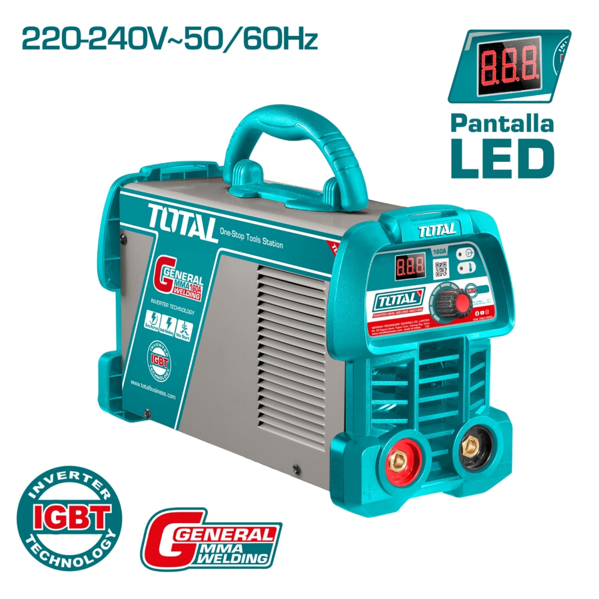 Soldadora Inverter LCD MMA 15-160A Total3