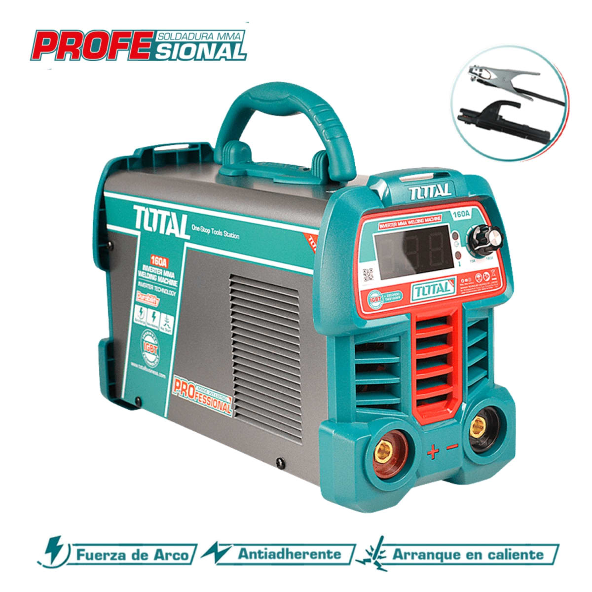 Soldadora Inverter MMA 15-160A LCD Total4