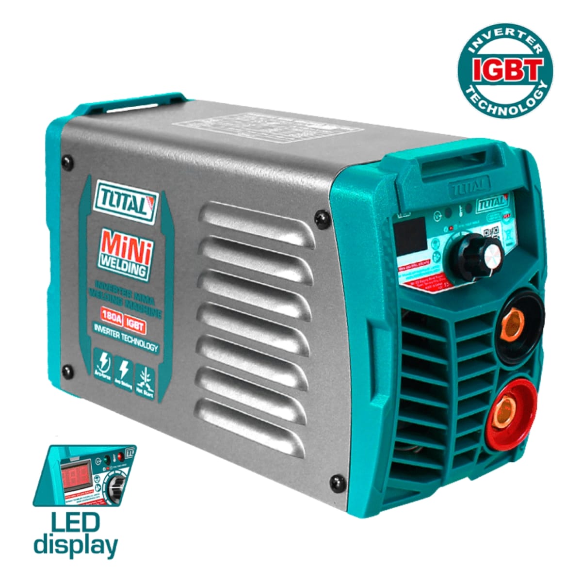 Soldadora Inverter MMA 15-180A LCD mini Total3