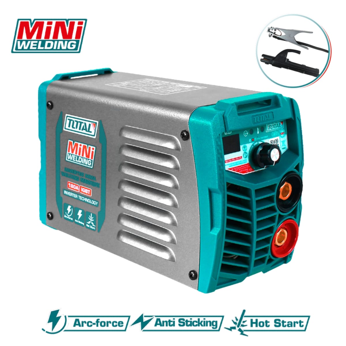 Soldadora Inverter MMA 15-180A LCD mini Total4