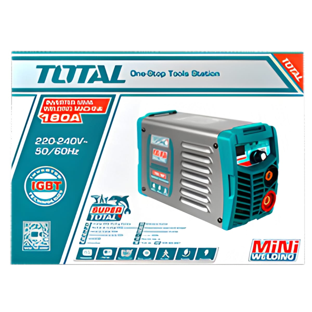 Soldadora Inverter MMA 15-180A LCD mini Total6