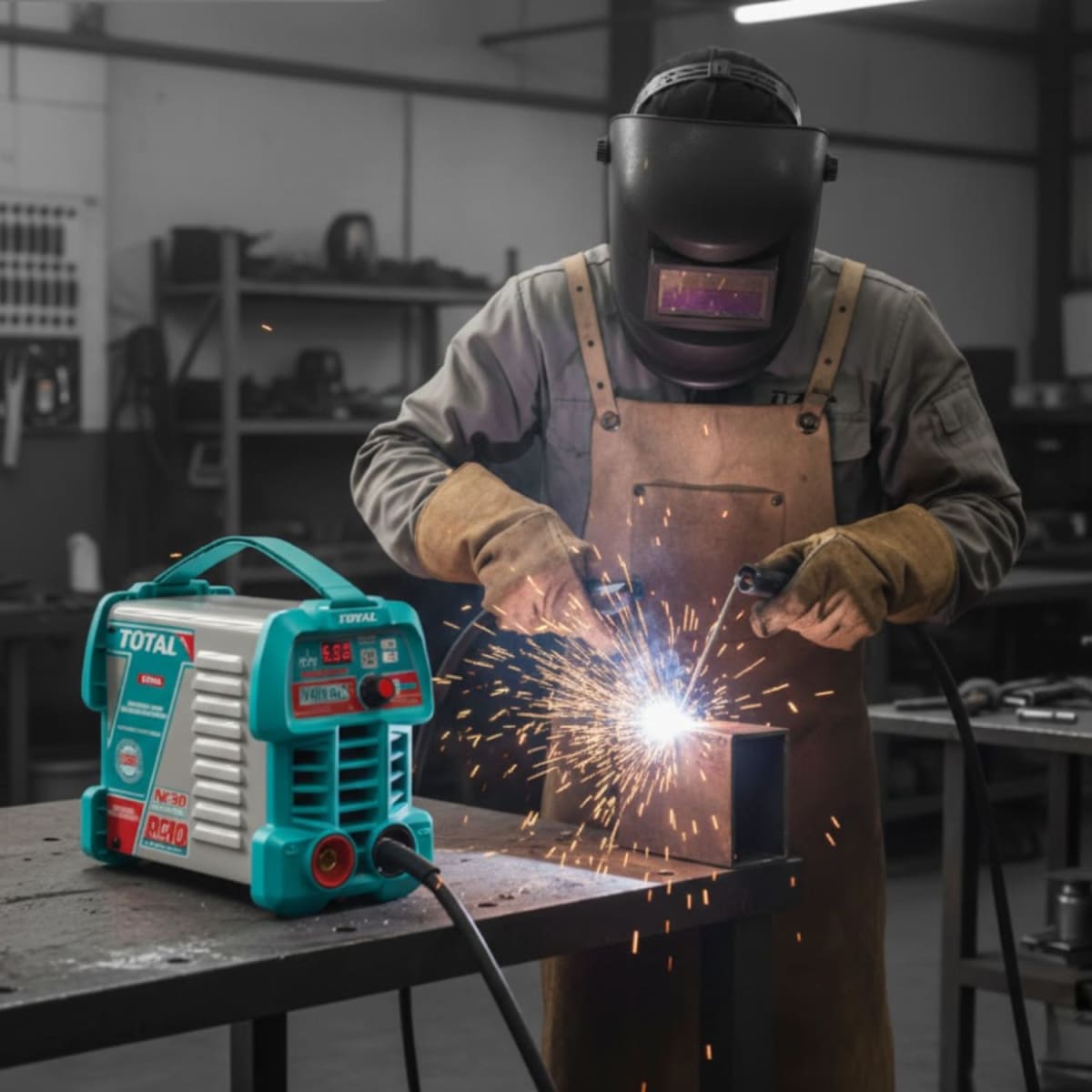 Soldadora Inverter LCD MMA 15-180A mini Total3