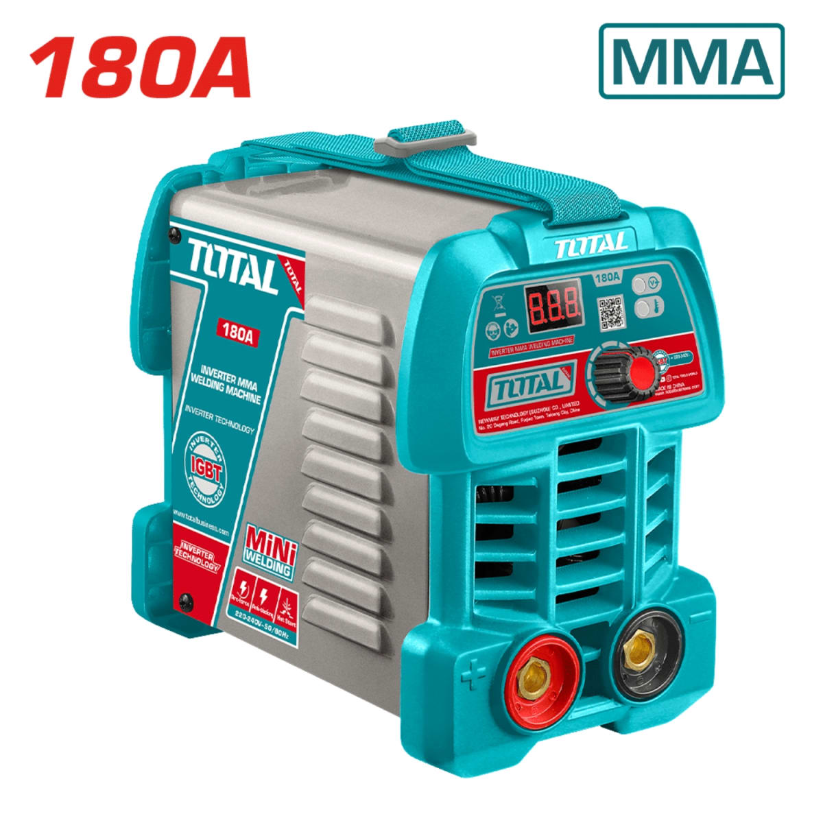 Soldadora Inverter LCD MMA 15-180A mini Total4