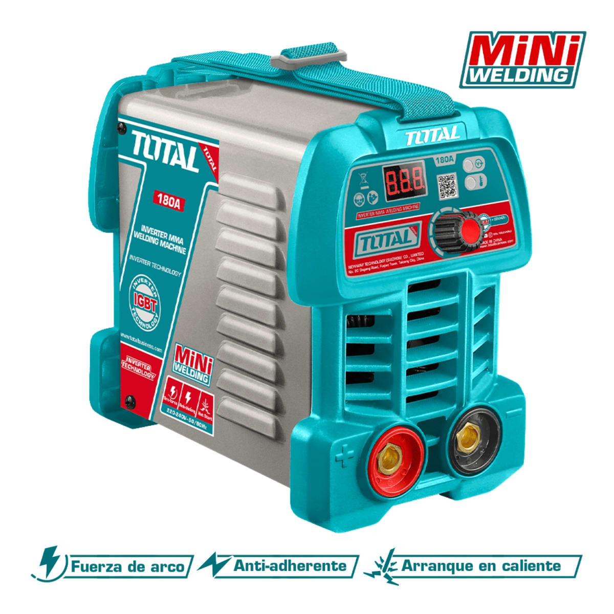 Soldadora Inverter LCD MMA 15-180A mini Total6