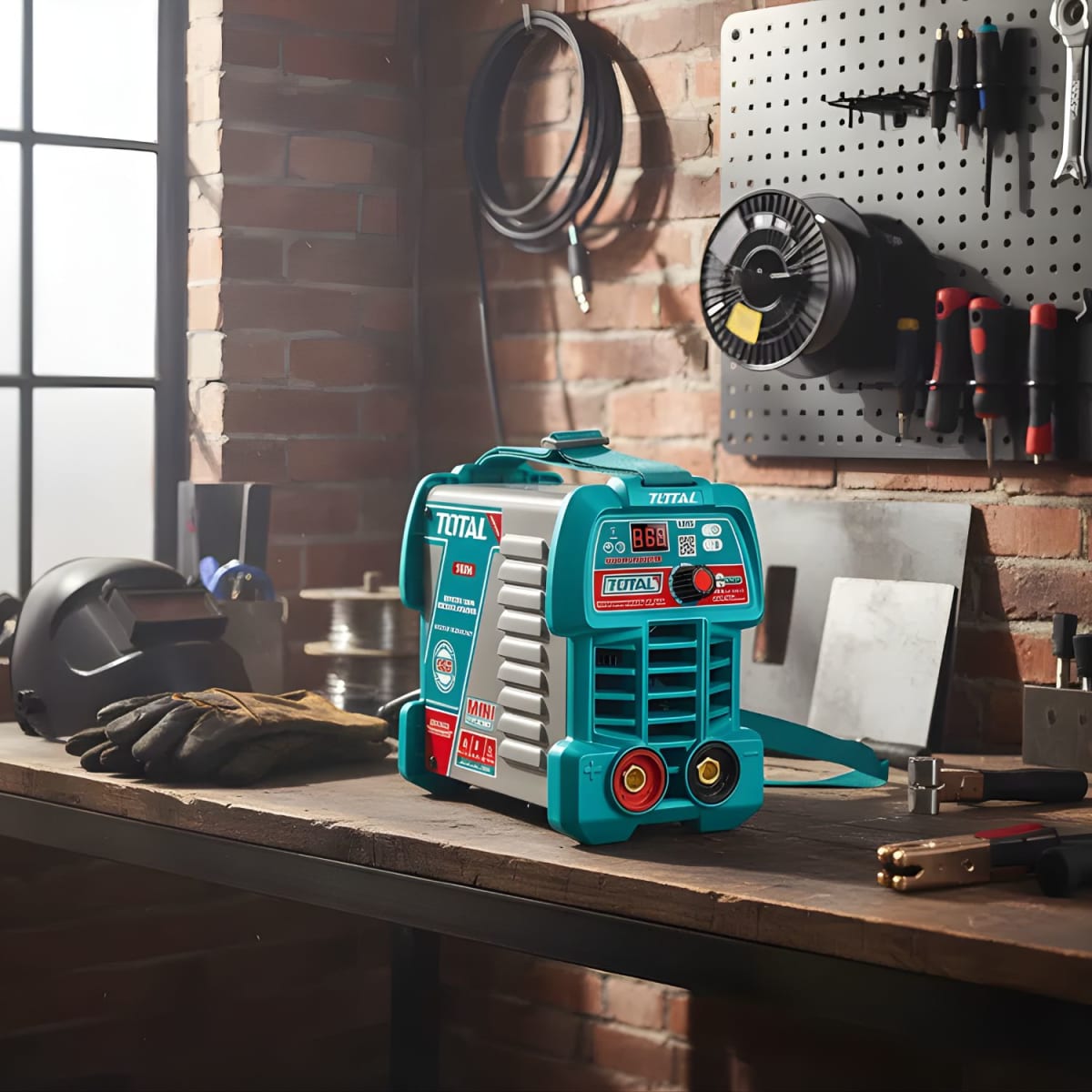 Soldadora Inverter LCD MMA 15-180A mini Total2