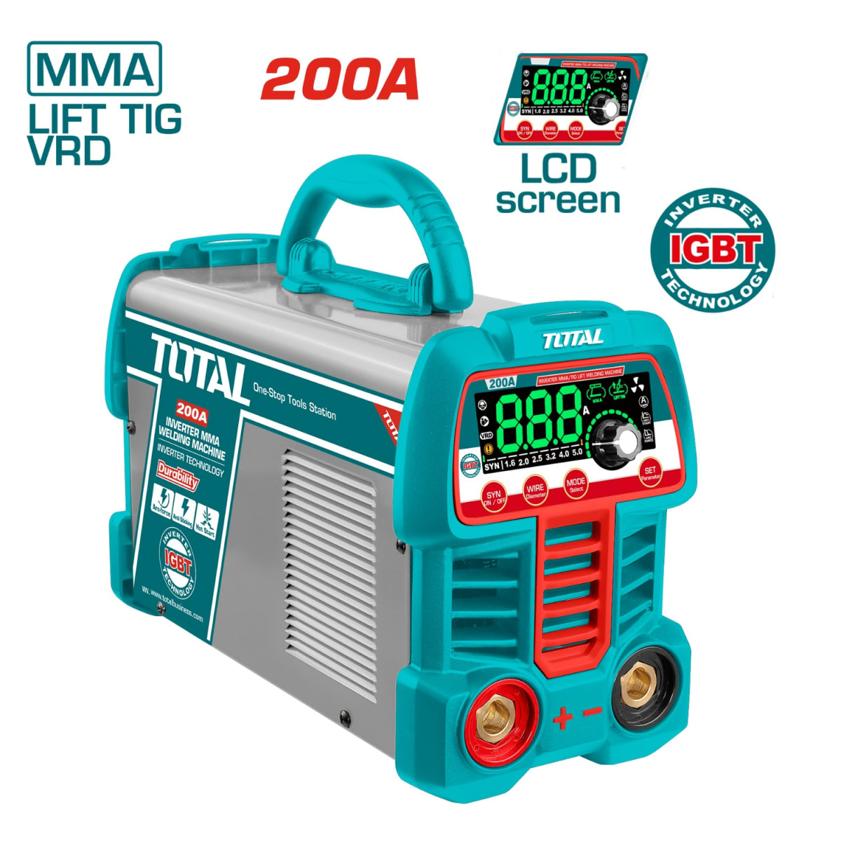Soldadora inversora MMA/TIG 200A Total3