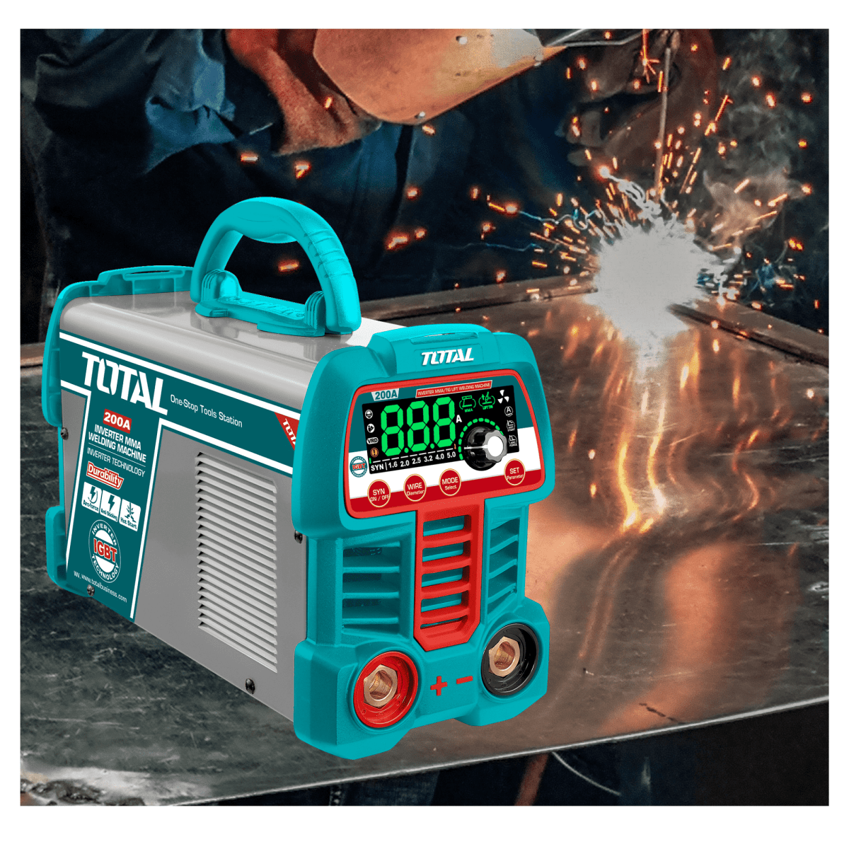 Soldadora inversora MMA/TIG 200A Total5
