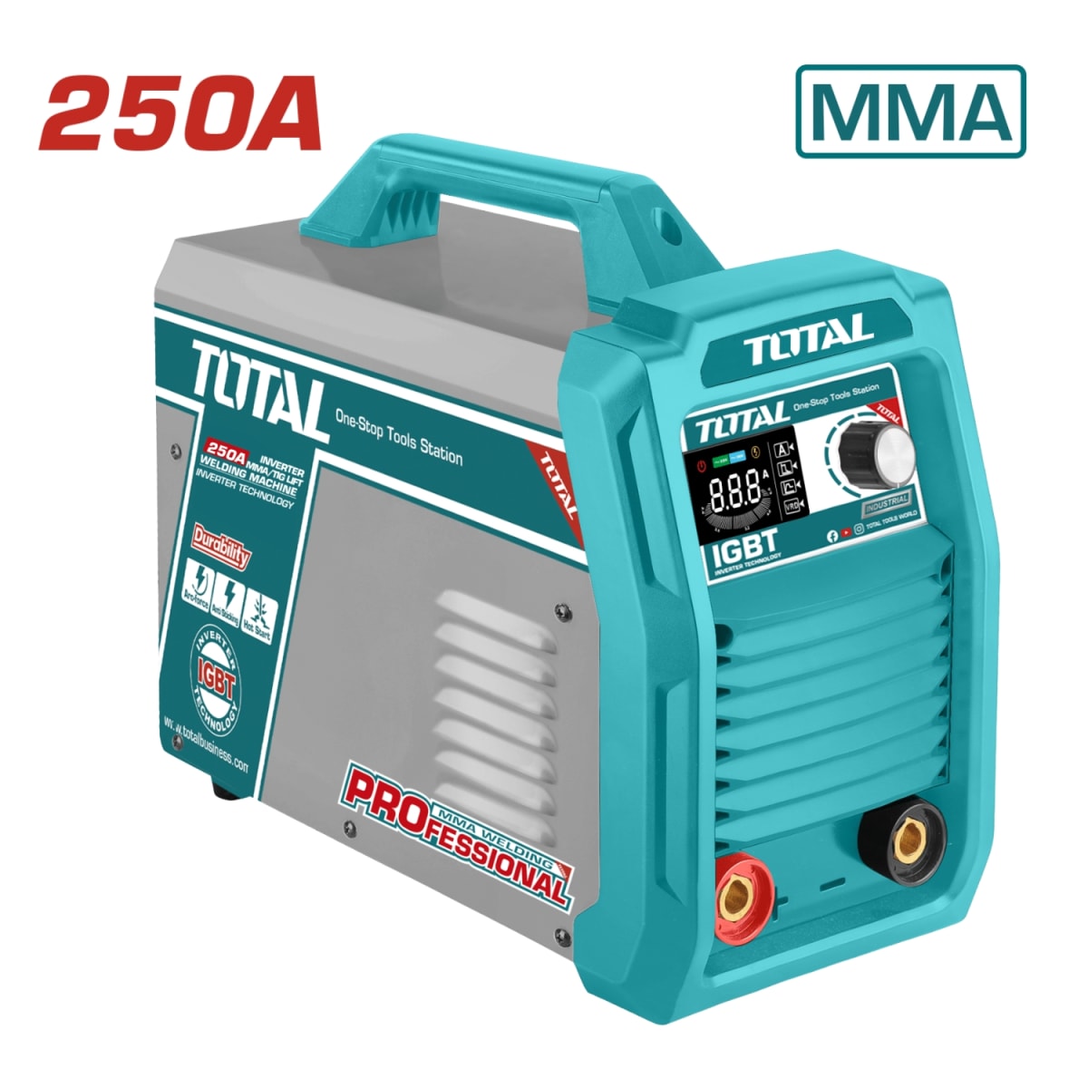 Soldadora Inverter IGBT MMA 30-250A Total2