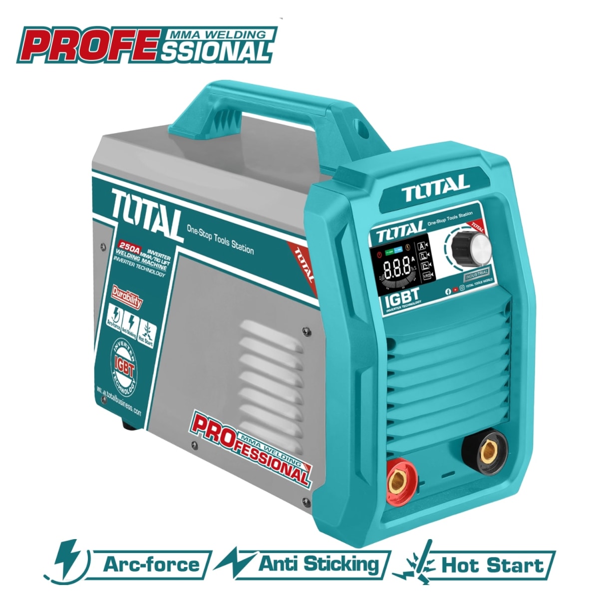 Soldadora Inverter IGBT MMA 30-250A Total4