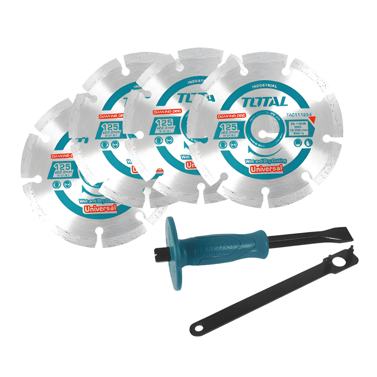 Acanaladora/Ranuradora de Pared Concreto 1500w 125mm Total3