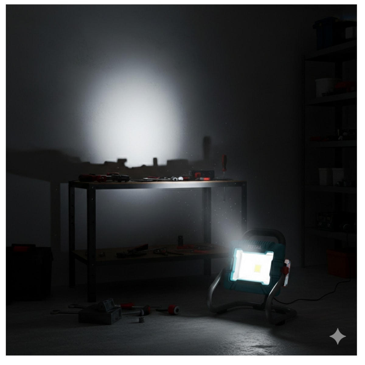 Lampara Reflector 1800 Lumenes Led 20v (solo cabezal) Total3