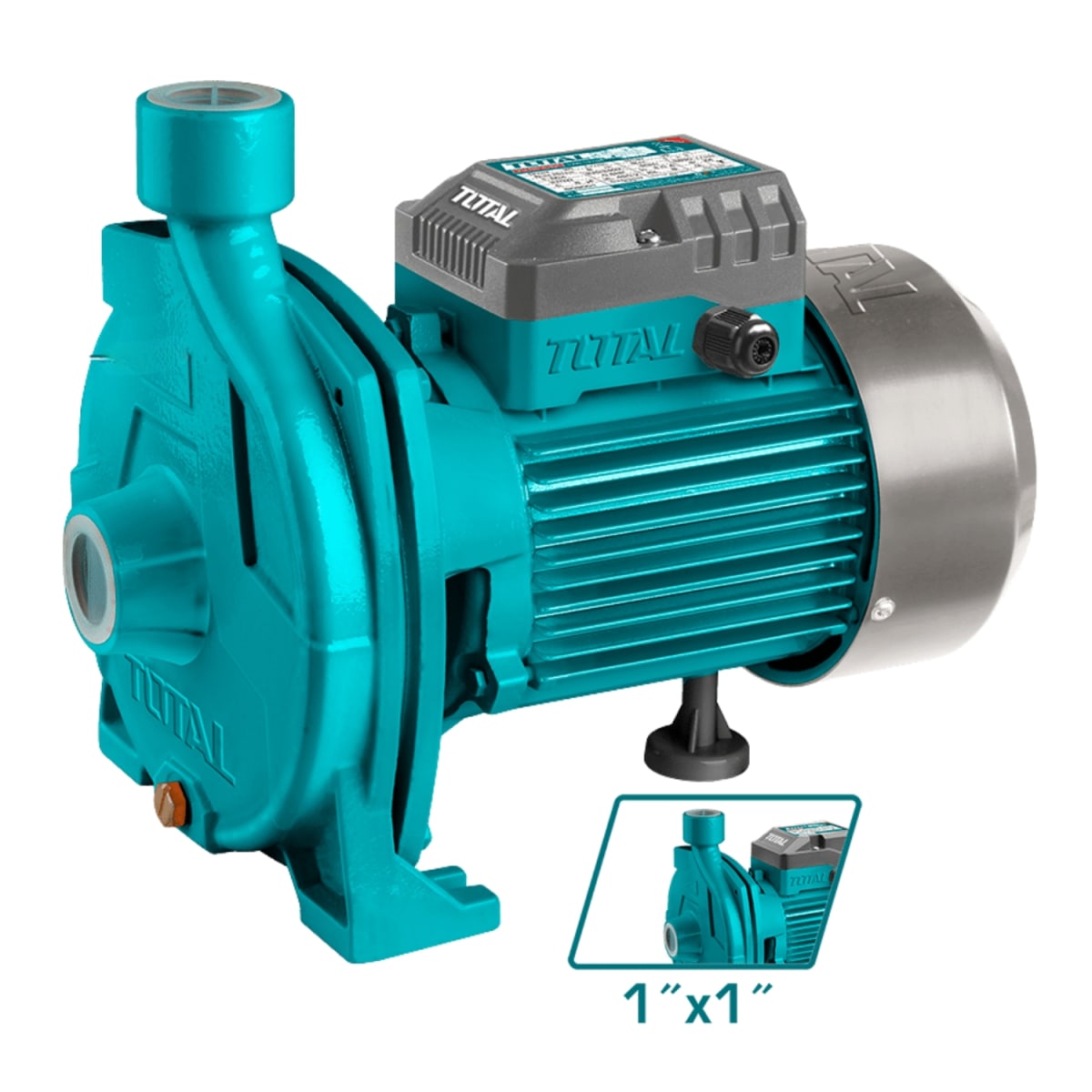 Bomba de Agua Centrífuga 375w (0.5HP) 1x1 Total3