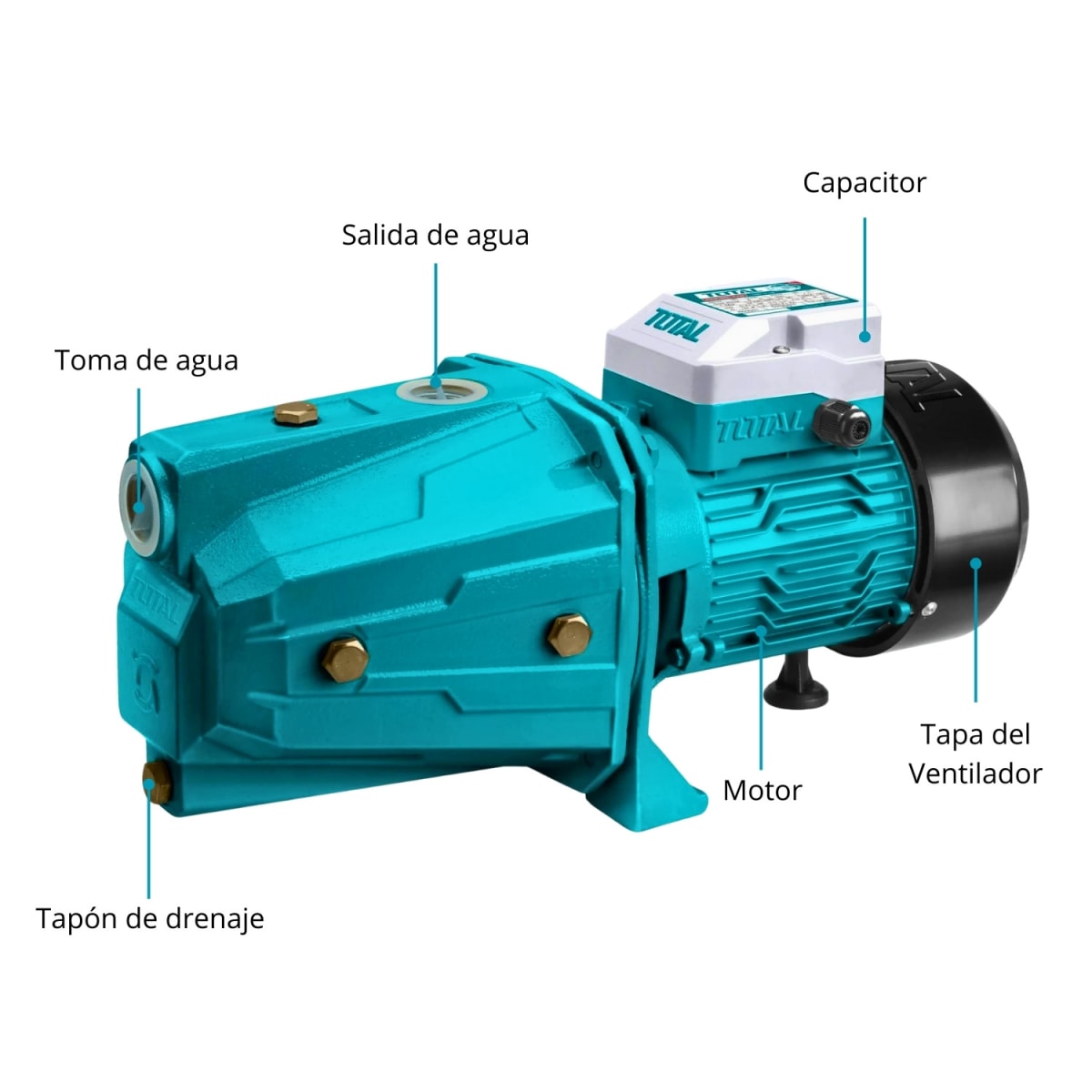 Bomba de agua 1 HP 1x1 Total3