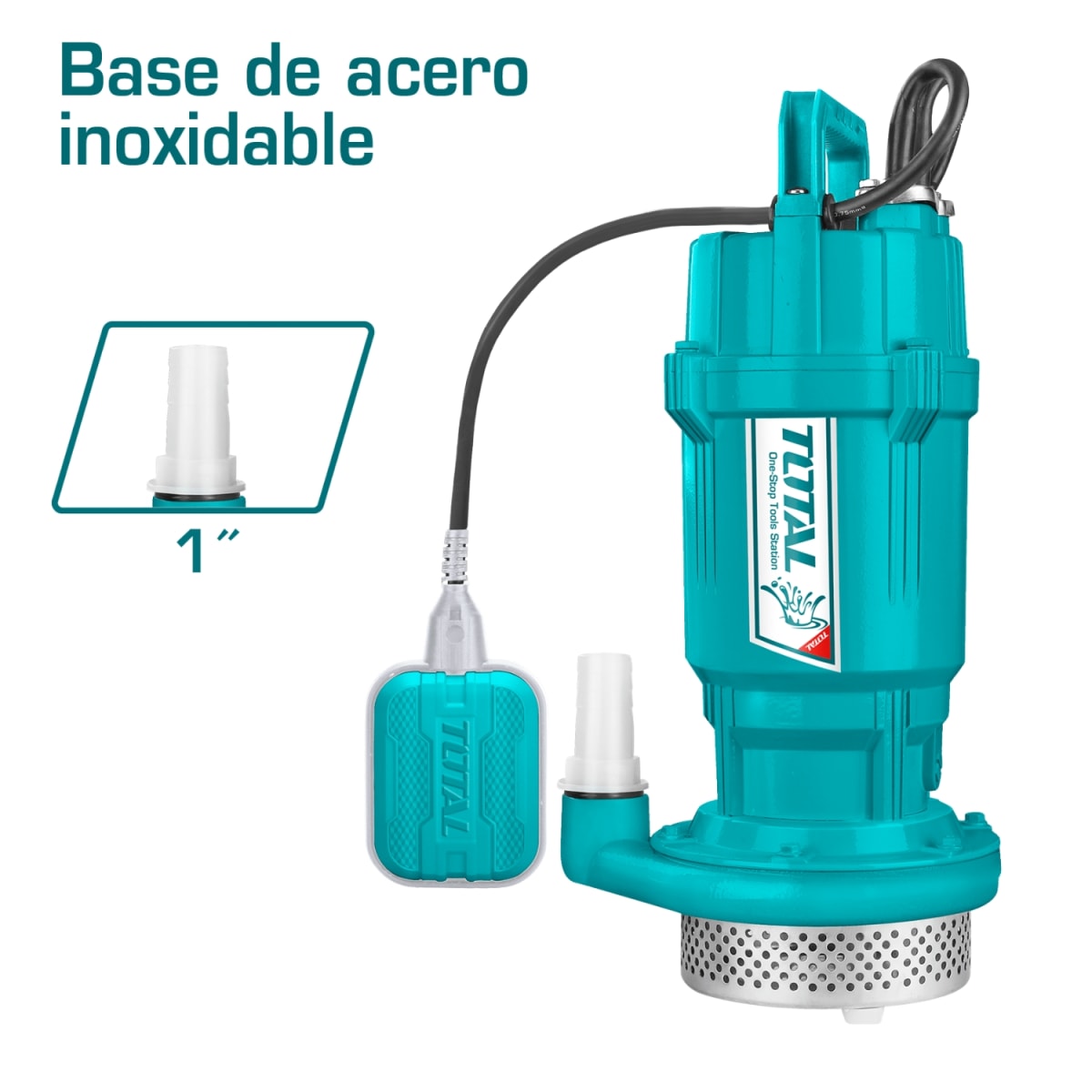 Bomba de Agua Sumergible p/ Agua Residuales 750w (1.0HP) 1