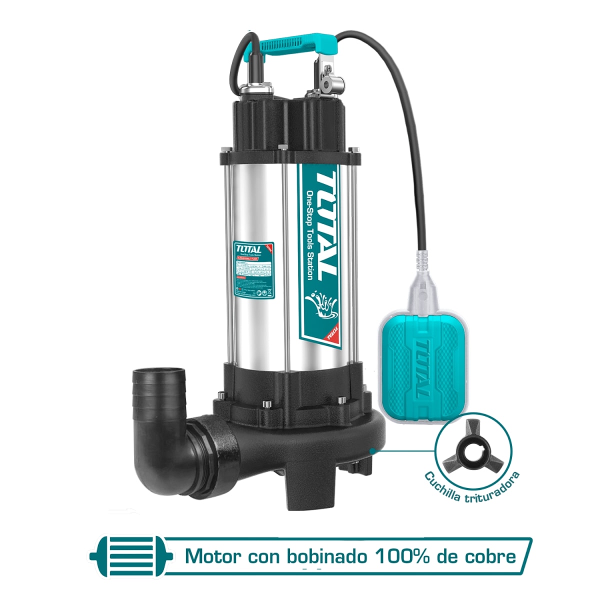 Bomba de Agua Sumergible 1500w (2.0HP) 2