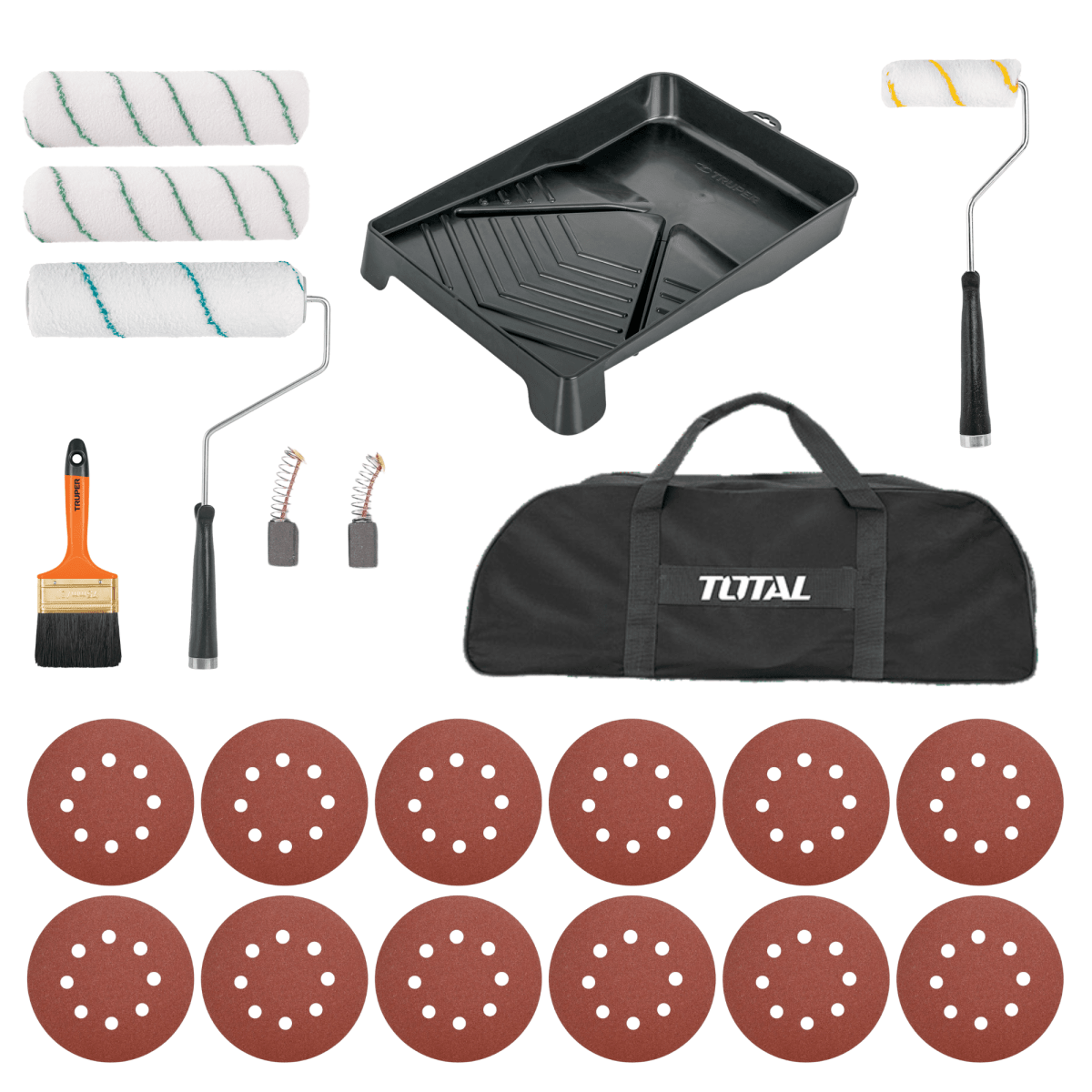 Combo Lijadora de Pared y Techo Total + Kit de Acabado Fino Truper3