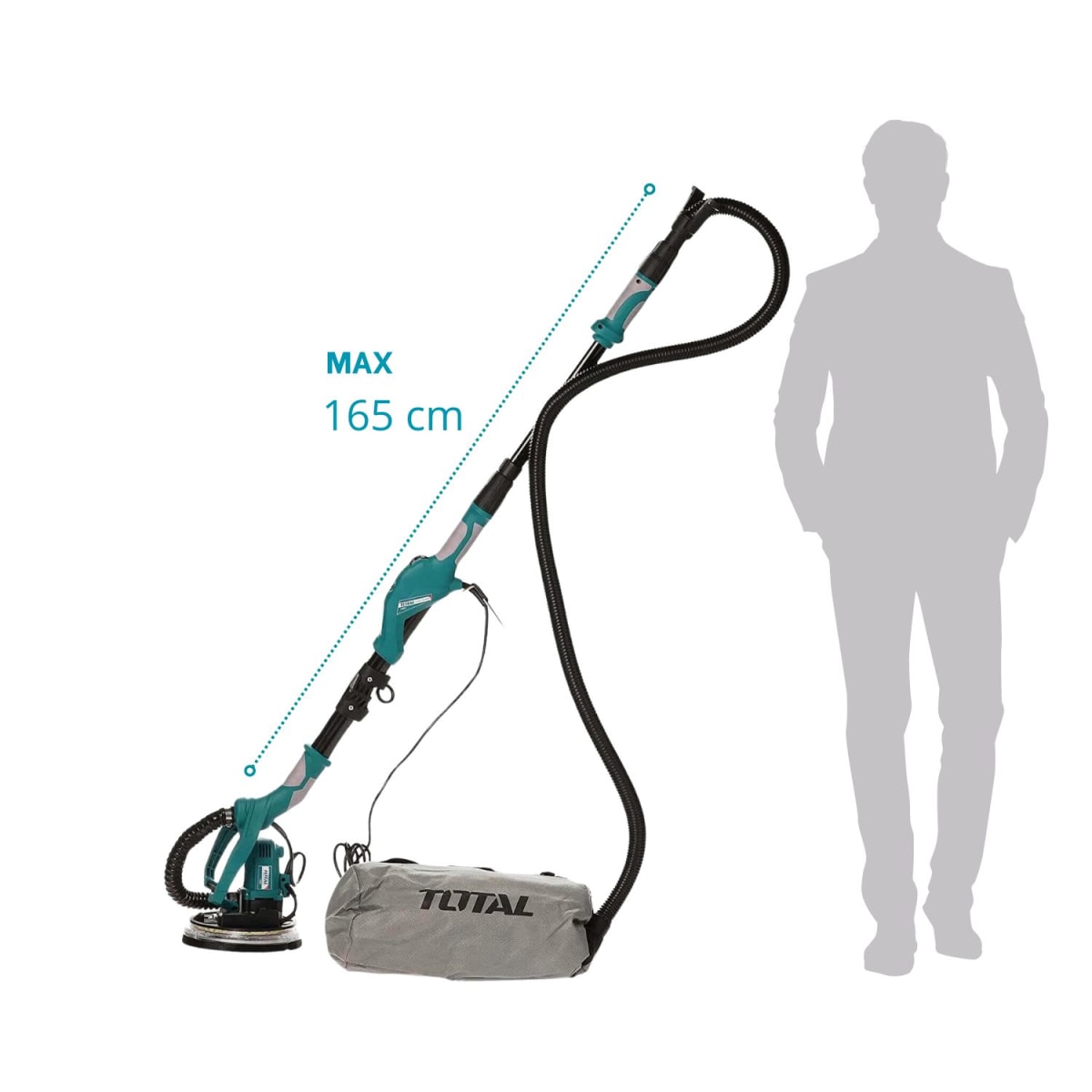 Lijadora de pared y techo drywall 1050w Total7