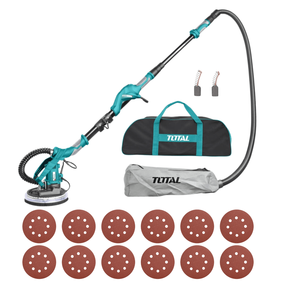 Lijadora de pared y techo drywall 1050w Total4