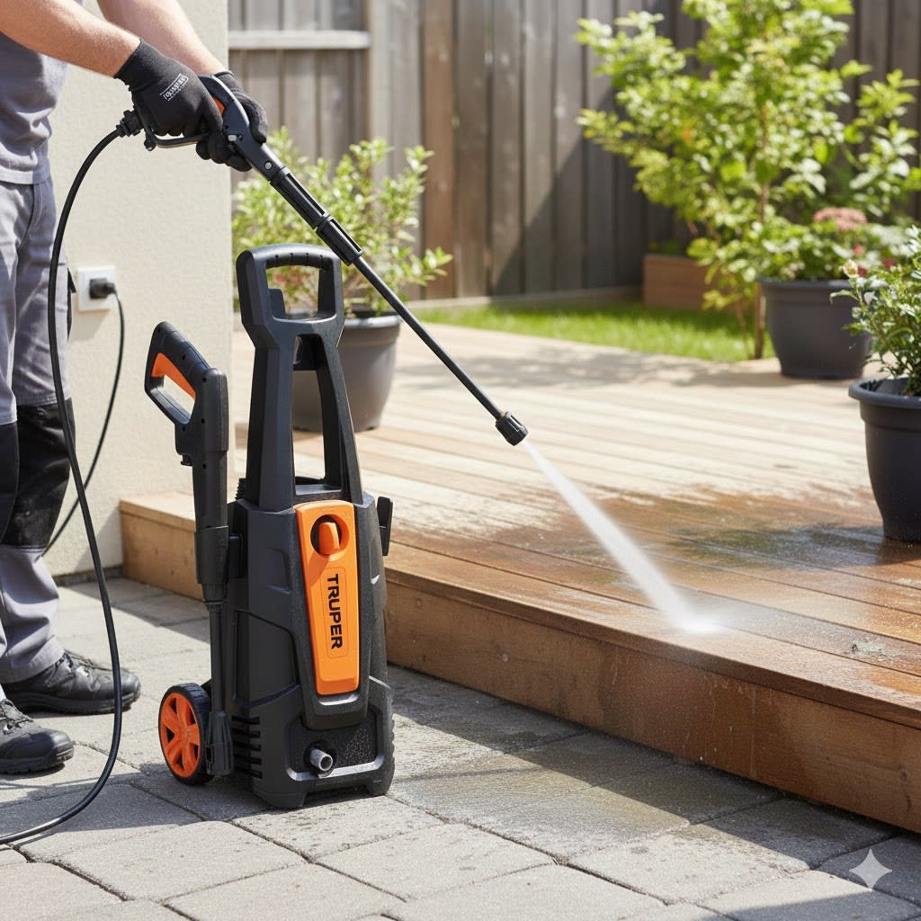 Hidrolavadora Electrica Alta Presión 1800PSI 1500W  Truper3