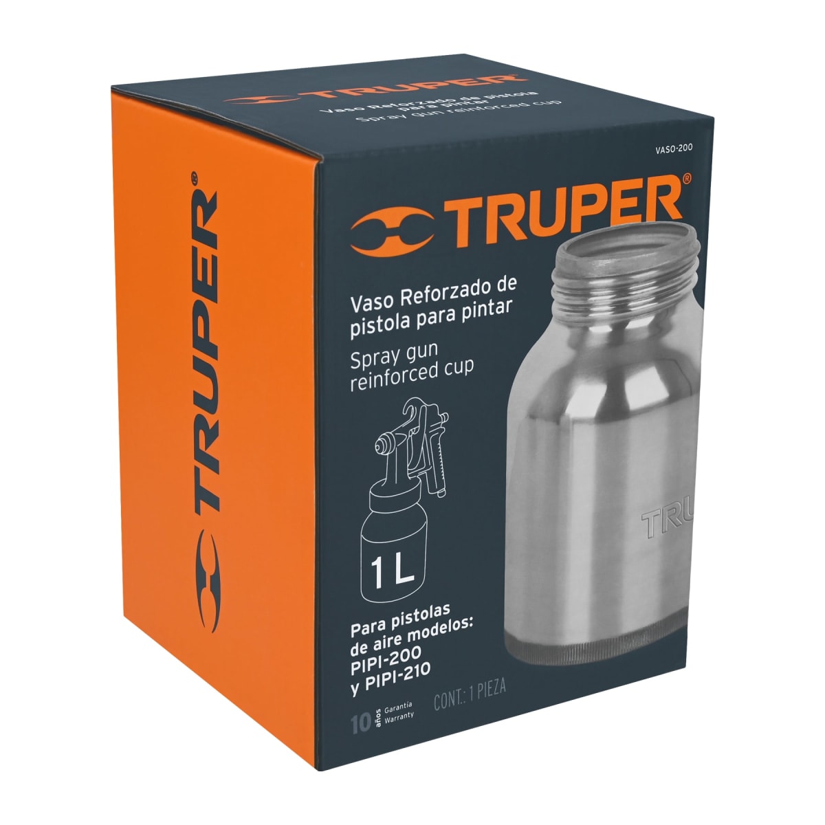 Vaso aluminio de repuesto para PIPI-200, Truper3