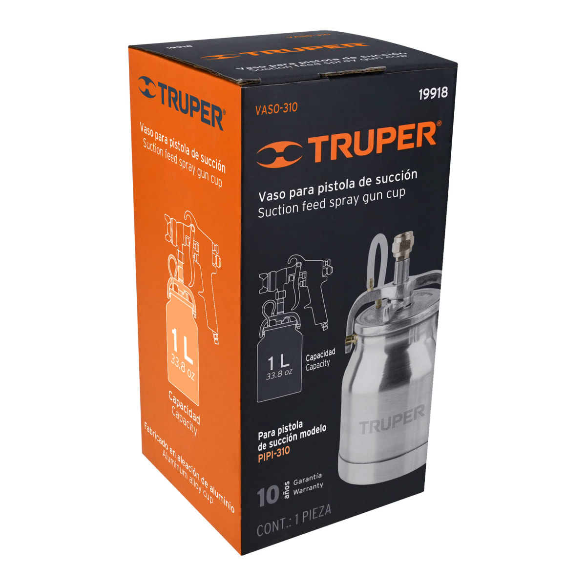 Vaso aluminio de repuesto para PIPI-310, Truper3