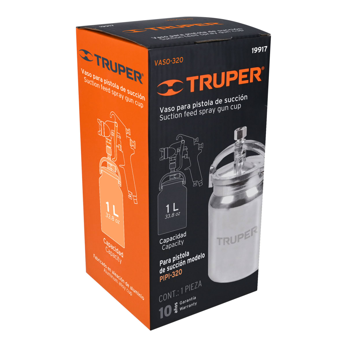 Vaso aluminio de repuesto para PIPI-320, Truper3