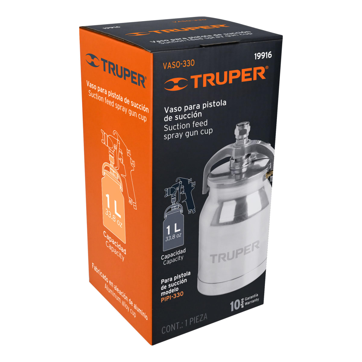 Vaso aluminio de repuesto para PIPI-330, Truper3