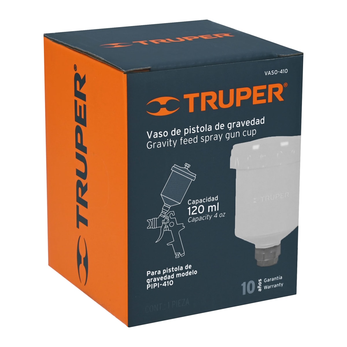 Vaso plástico de repuesto para PIPI-410, Truper3
