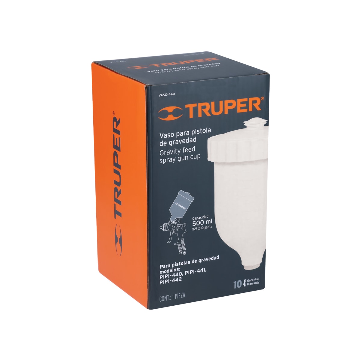 Vaso plástico de repuesto para PIPI-440, PIPI-441 y PIPI-442 Truper3