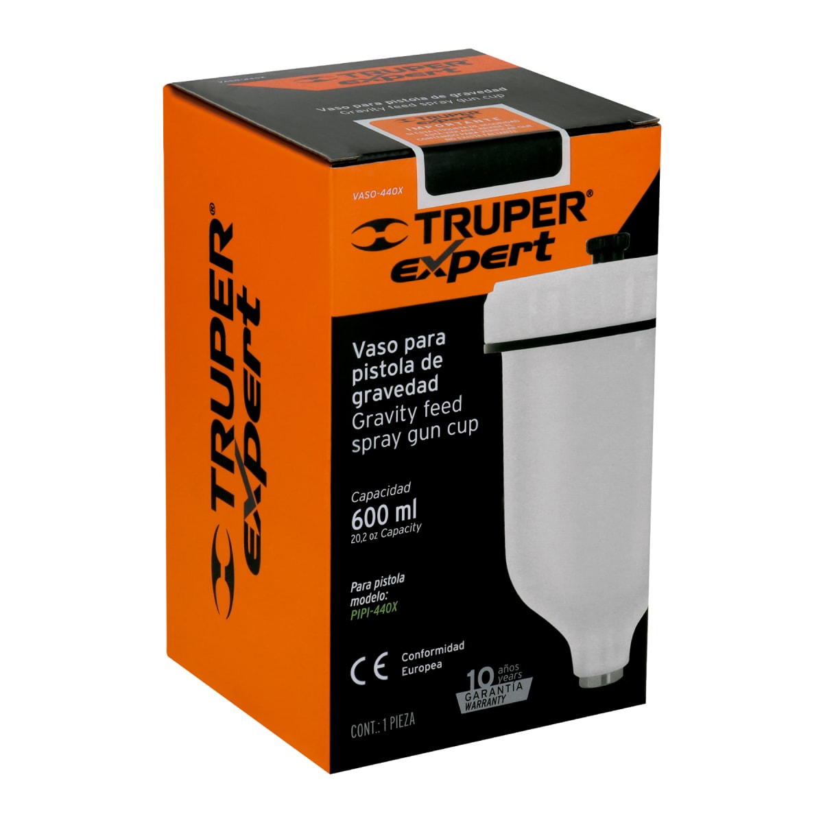 Vaso plástico de repuesto para PIPI-440X, Truper3