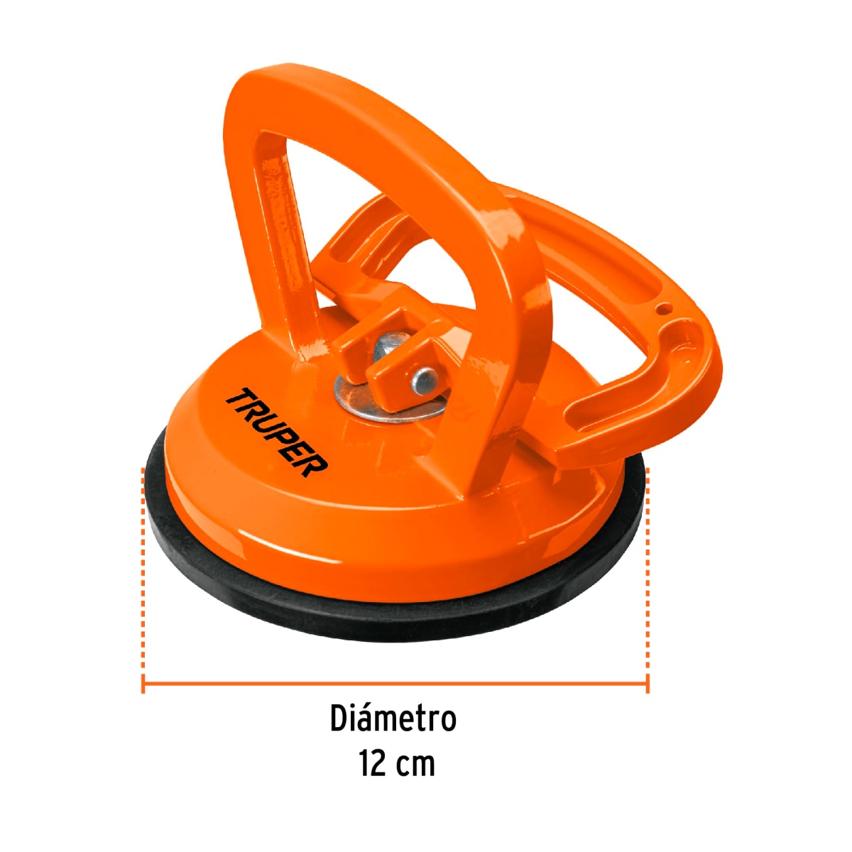 Ventosa de aluminio para vidrio 1 copa de succión Truper3