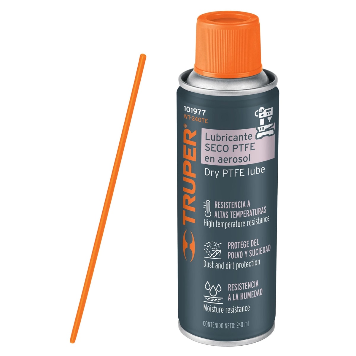 Lubricante seco anticorrosivo en aerosol de 240 ml Truper1