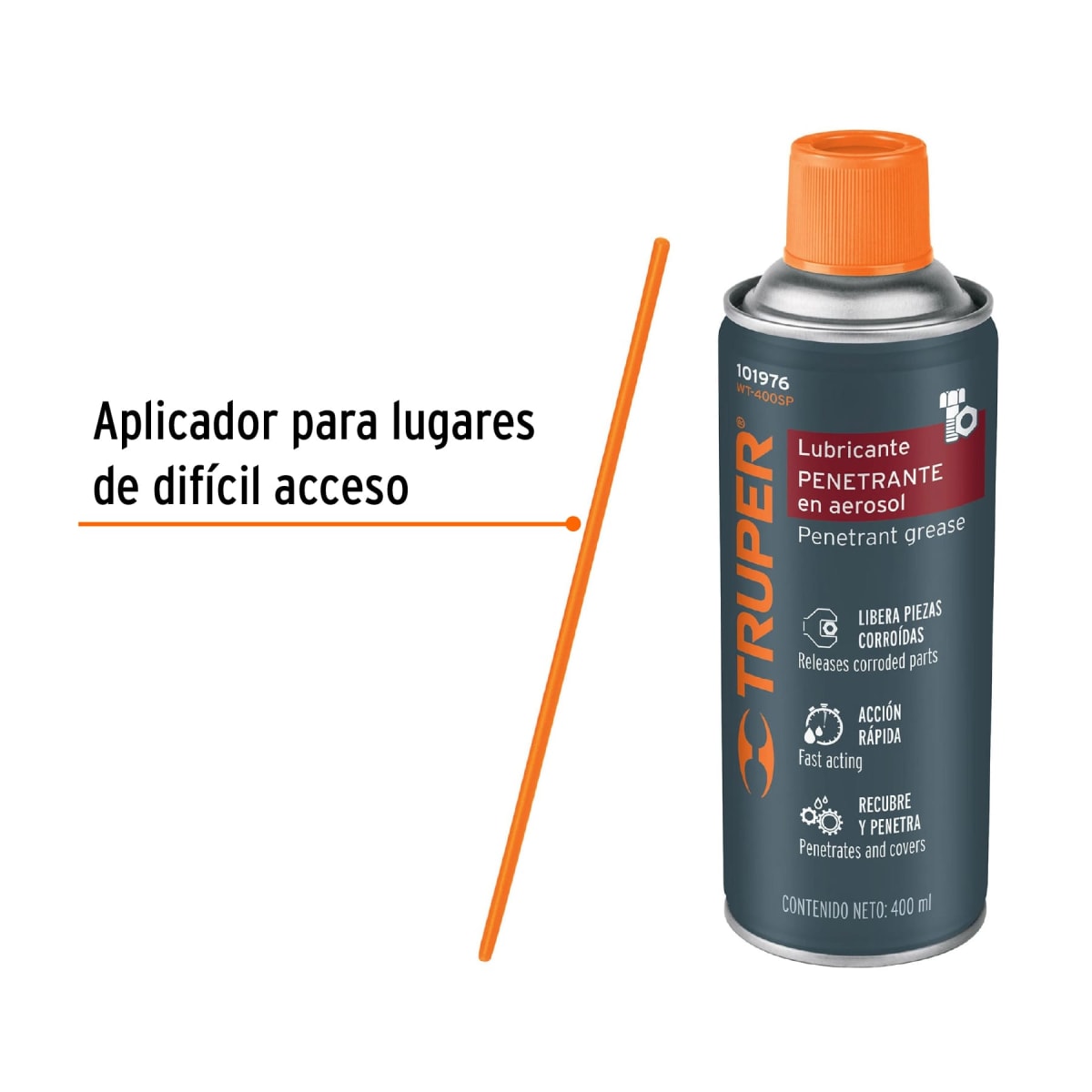 Lubricante antioxidante en aerosol de 400 ml. truper2
