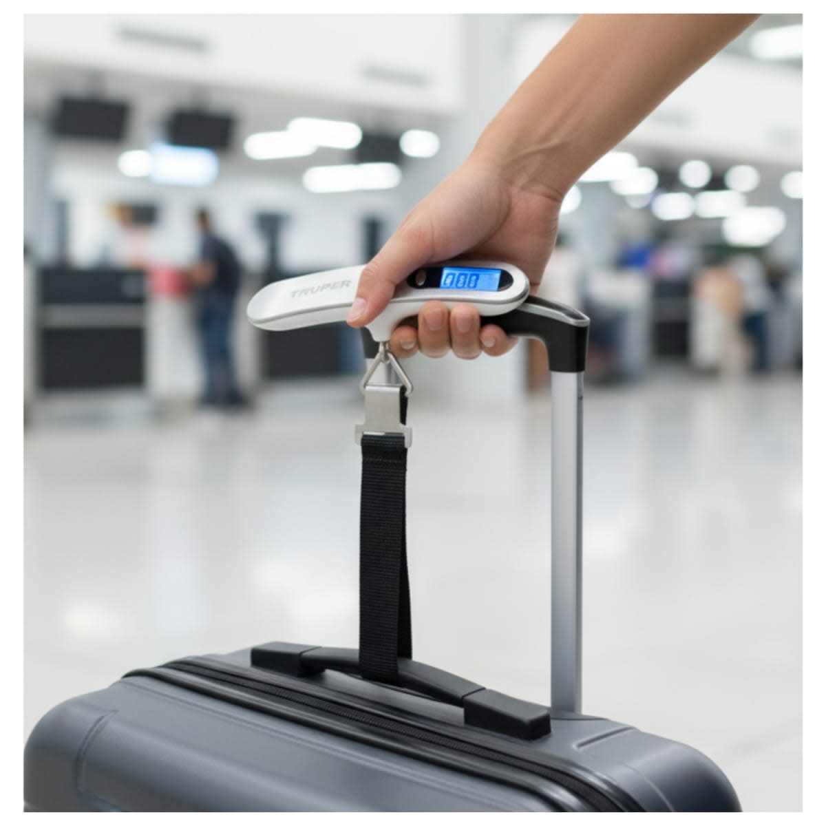 Balanza Digital para cocina 5gk + Balanza para equipaje 50K Truper9