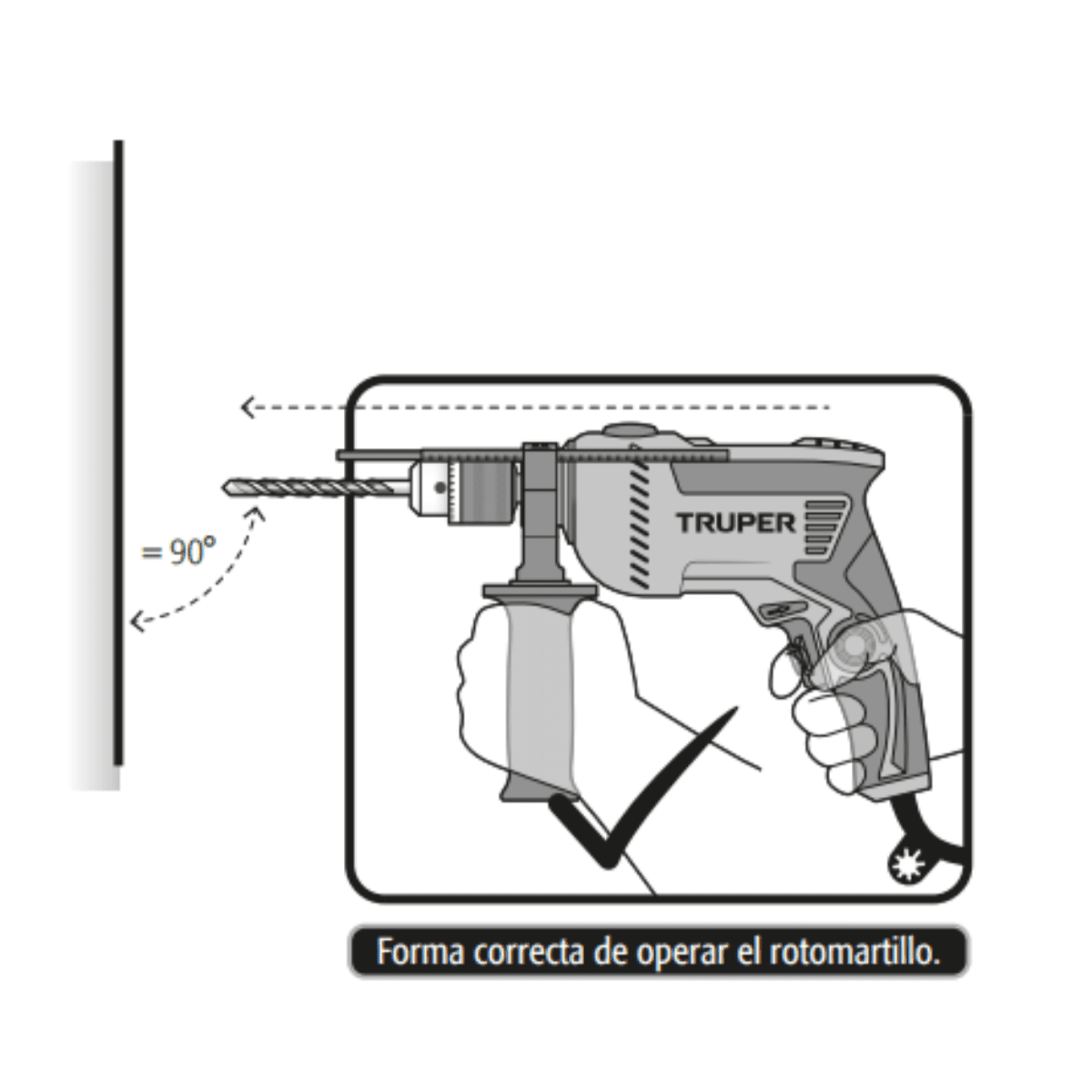 Combo Taladro Percutor 600w + Caja de Herramienta 19'' + Organizador Truper5